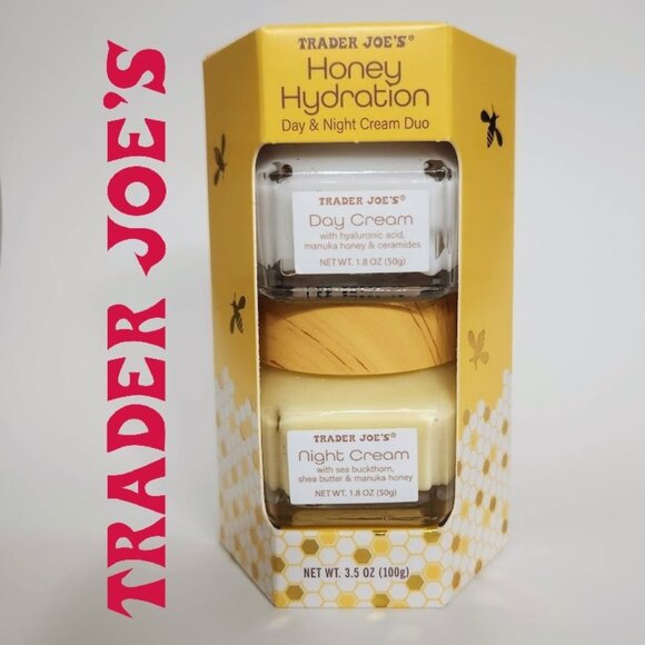 NEW Trader Joes Honey Hydration Face Day and Night Cream Trader Joe's 3.5oz Hexa - Picture 1 of 13